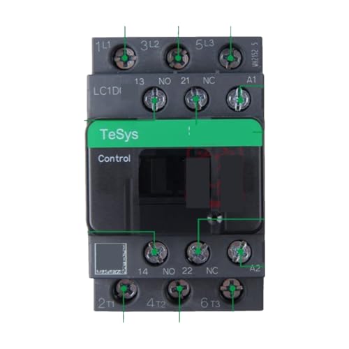 Contacteur CA LC1D40 40A AC110V tripolaire pour commande de puissance - 2