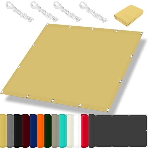 Paño de Sombra Exterior 98% Protección UV Impermeable y Resistente al Viento para Terraza 2
