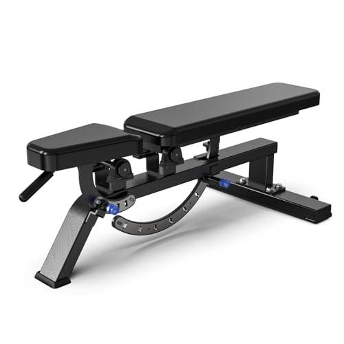 Image of Adjustable Weight Bench,Workout Bench for Home Gym, 1800 LB Stable Incline Decline Bench for Full Body Workout