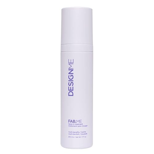 DesignME FabME - Spray acondicionador sin enjuague  Acondicionador sin enjuague para cabello seco dañado  Spray desenredante  Tratamiento de cabello