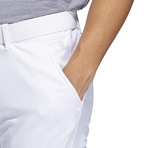 adidas Calça masculina Ultimate365 afunilada para golfe, Branco 23, 33W / 34L