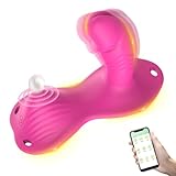 Seckoe G‑Punkt Vibrator mit APP Steuerung, 9 Vibrationsmodi Doppel‑Motor Auflegevibrator...