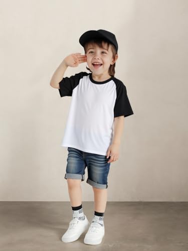 Image of Family Feeling Boys Short Sleeve Crewneck Kids T-Shirts Top Girls Tee