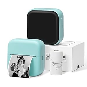 Phomemo M02X zakprinter mini thermische printer voor mobiele telefoon draagbare Bluetooth stickerprinter, compatibel met…