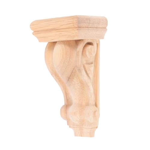 KOCKSHION 木彫り柱木 棚ブラ 欧州彫刻ローマ柱頭装飾 コ