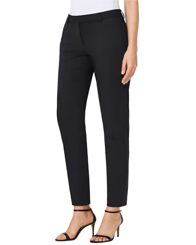 SEMARO Dress Pants Women Business Casual Work Pant Stretchy High Waist Office Slacks Trousers with Pockets Black
