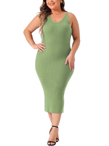 Agnes Orinda Plus Size Sweater Dress for Women...