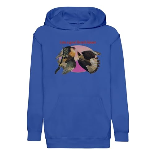 Sweat à capuche enfant Good French Kisser vintage illustration oiseau humour
