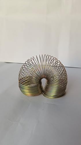 Image of WKM Slinky Spring Wave Motion Toy - Scientific Helical Coil Demonstration Model for Physics Learning & Fun Play