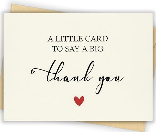 25 Pack Premium Elegant Thank You Cards with Envelopes & Stickers – Blank Inside Personalized Notes, Perfect for Weddings, Baby Showers, Small Business, Bridal Showers, Birthdays, Graduations & Gifts