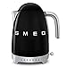 Smeg KLF04BLUK czajnik o zmiennej temperaturze 3D logo czarny