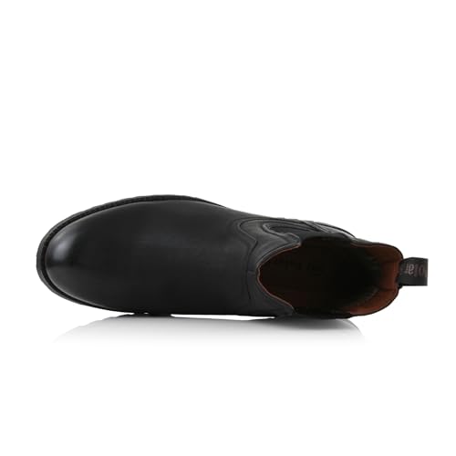 Image of Polar Fox Men's Classic High-Top Chelsea Boot | Stylish Slip-On Ankle Boot for Dress, Casual & Formal Wear