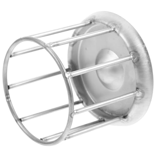 BUGUUYO Bandeja De Comida con Cuenco De Agua De Tortuga Tazón De Agua De Comida De Dragón Barbudo Plato De Agua De Reptil Plato De Tortuga con Forma De Barandilla Silver Acero Inoxidable
