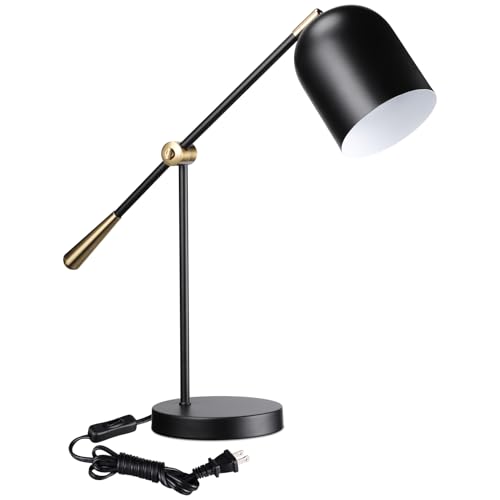 TORCHSTAR Adjustable Desk Lamp Aesthetic, AC 110-120V, Swing Arm Task