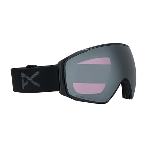 Anon M4S Toric Ski & Snowboard Goggles – White, Sunny Onyx Lens, One Size