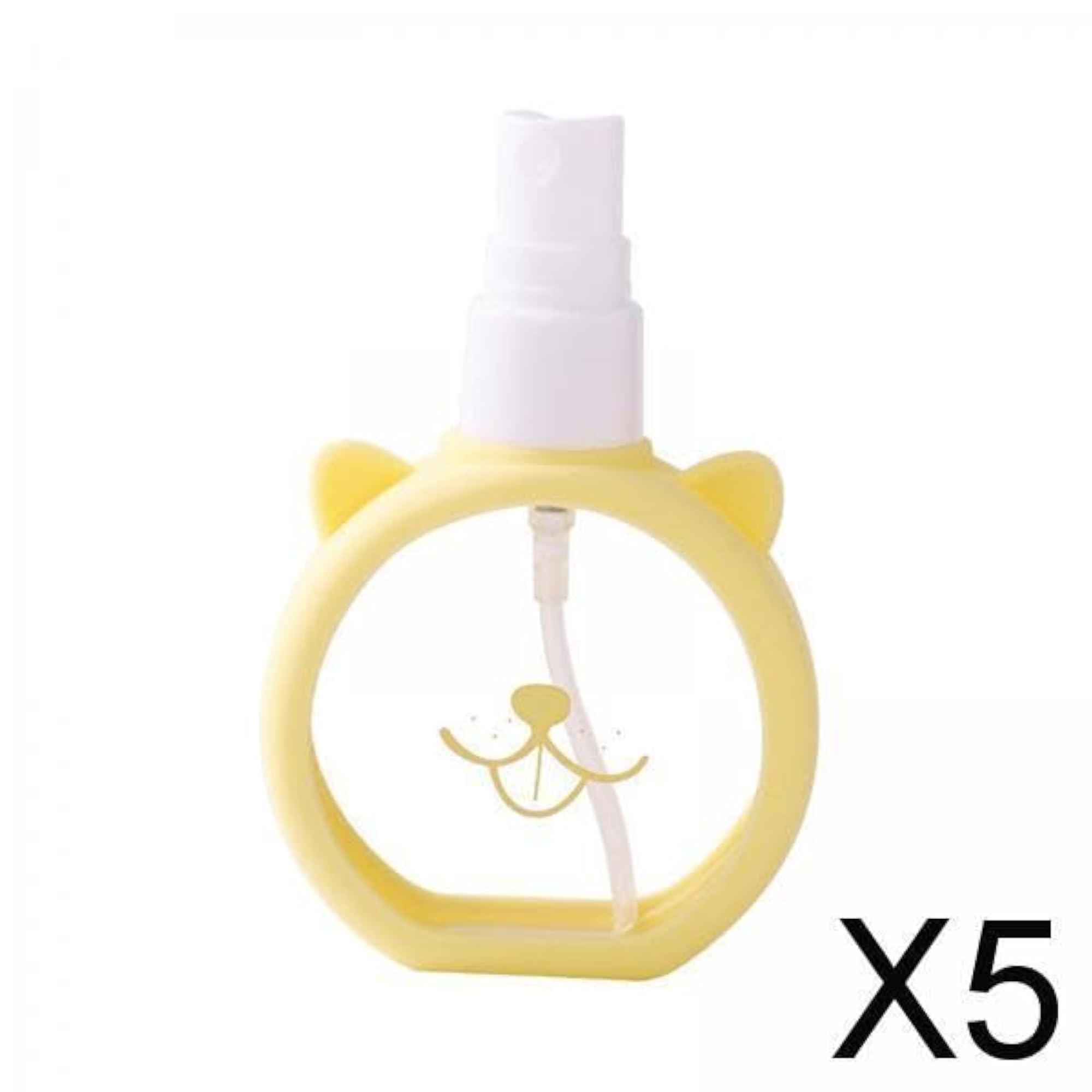 55ml Mini Spray Bottle, 5pcs Yellow