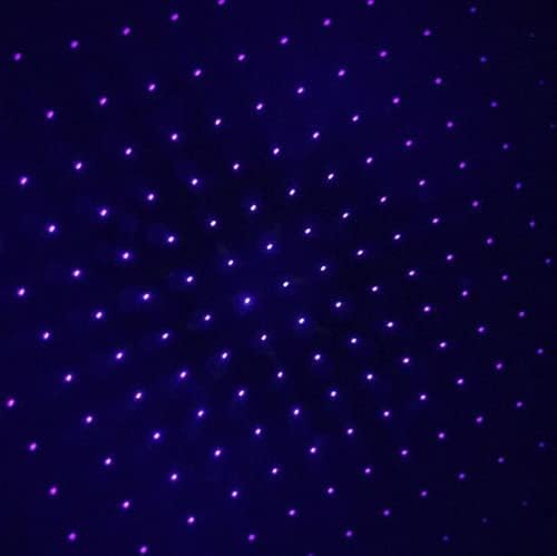 Car Interior Roof LED Star Light USB Atmosphere Starry Sky Night Projector Lamp for Car, Ceiling, Bedroom (Purple Blue)
