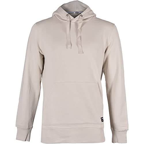 Polsini e vita a costine Björn Borg Bjorn Borg Centre Felpa con Cappuccio, Bianco, XL Uomo