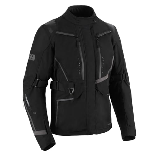 Oxford Montreal 5.0 Dry2Dry Women's Motorcycle Jacket, Stealth Black, 12