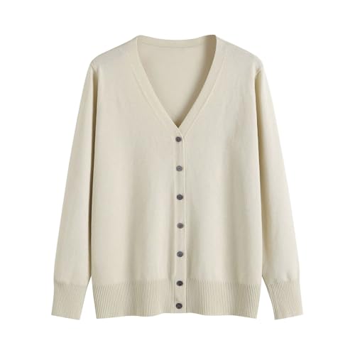 Strickjacke Damen Elegant Einfarbig Langarm Kurz Cardigan...