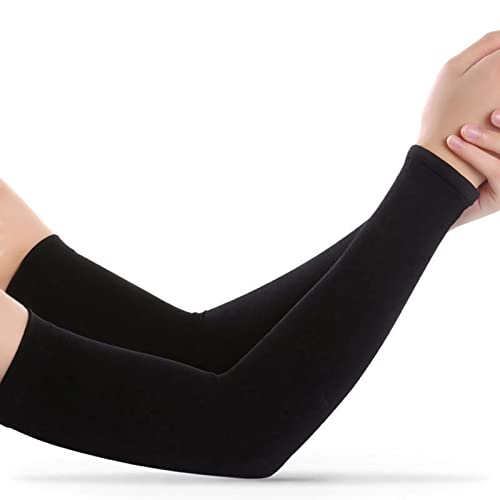 HUIOP Manicotti per braccio di raffreddamento per uomo e donna, protezione solare, maniche lunghe per ciclismo, guida, corsa, golf, calcio, basket