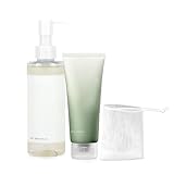 2PCS Cleansing Oil & Cleansing Foam, Cleanser Pore Deep Cleansing Foam Face Wash, Makeup Removal Pore Control Refreshing, Daily Makeup Removal Lightweight for Various Skin Types（100ml+150ml）