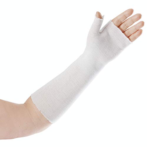 Rolyan - 58814 Thumb Spica Stockinette, Stockinette Tubing, Cotton Stockinette for Pre-Wrap Use, Cotton Wrist Sleeve for Skin Protection Under Splints, Splint Fabrication Liner, Pack of 10, Size Small