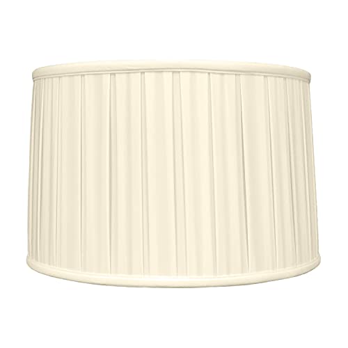 Royal Designs Shallow Drum English Bo x Pleat Basic Lamp Shade, Beige, 15 x 16 x 10 by Royal Designs, Inc. - Image 2