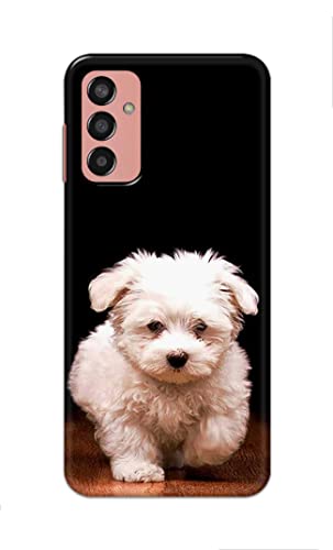 Image of PRINTFIDAA� Printed Hard Back Cover Case for Samsung Galaxy F13 4G Back Cover (Puppy Dog) -2808