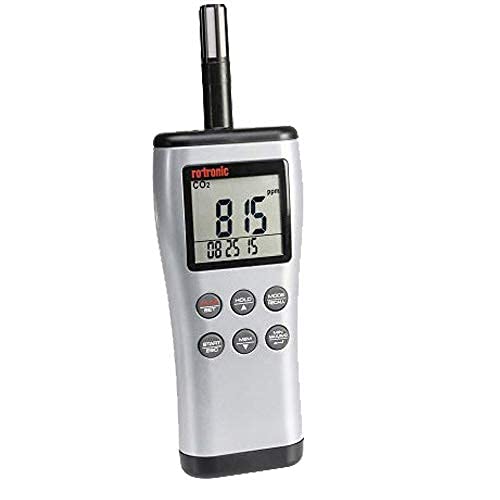 Fast Shipping Handheld Indoor Air Quality Monitor (CO2 Range: 0 to 5000 PPM) for Confined Spaces, Workspace, HVAC, Labs, Greenhouse Model: Rotronic CP11