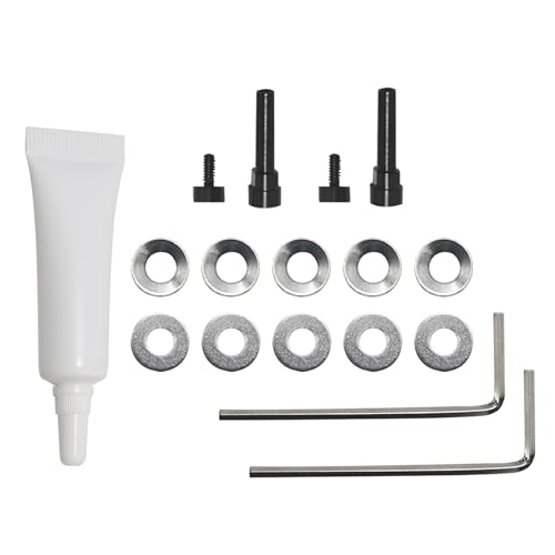 Kit de reparación de tornillos con pasadores giratorios de metal para Bose QC45/QC35, pines giratorios de metal duraderos, juntas y tornillos, compatible con QC35, QC35 II, QC45 y QC SE, fácil de reparar audífonos rotos miniatura 1