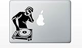 StickerSmith Dj Music Man Laptop Decal Mac Decal Mac Pro Laptop Sticker Vinyl Decal Mac Skin 13 15 17