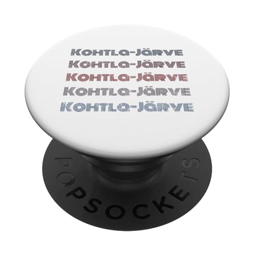 Kohtla-Järve, retro, vintage, de los años 70 de Estonia PopSockets PopGrip Intercambiable
