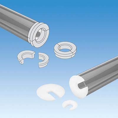 5798-180 Series Safety Shield with Polyethylene Cap, #11 Thread Size, 95 mm ID