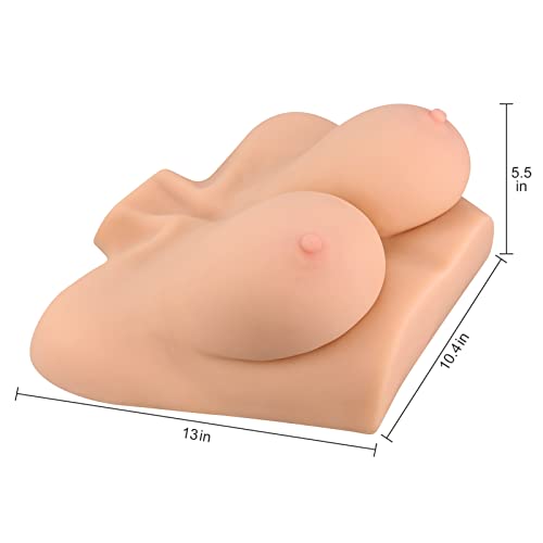 Stimulation Big Double D Breast Masturbator Lifelike Sex Toy For Male Masturbation #TOP4