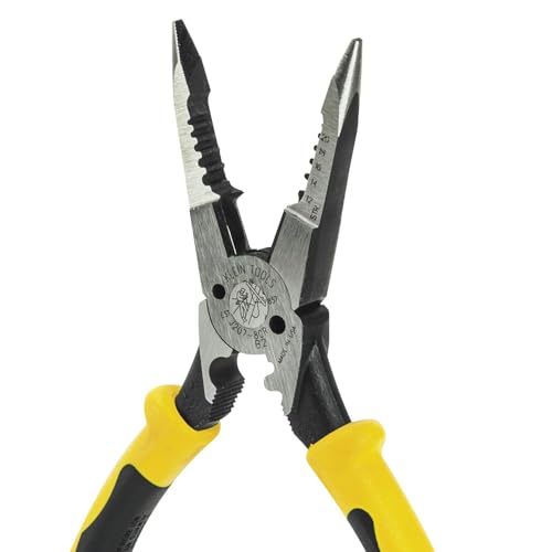 Klein Tools J207-8CR Needle Nose Pliers, Made in USA, All-Purpose Linesman Pliers for Crimping, Looping, Cutting, Stripping, Crimping, Shearing by KLEIN TOOLS - Image 4