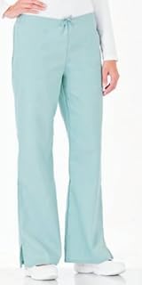 White Swan / Meta - Flare Leg Scrub Pant - Medium - Navy