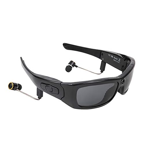 Bluetooth Sunglasses Camera, HD 1080P Camera Glasses Wearable Mini Video Camera, Sport Design for Cycling, Driving, Fishing, Traveling, Great Gift for Family and Friends