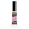 NYX PROFESSIONAL MAKEUP, The Brow Glue, Instant Brow Styler, 16H Extreme Hold, Vegan Formula - Cool Brown, 0.18oz / 5g, Dark Brown, 1.0 grams