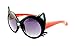 FANCYKIDS Kids Cat Strawberry Shaped Sunglasses for Toddler Girls Age 3-10 (P)