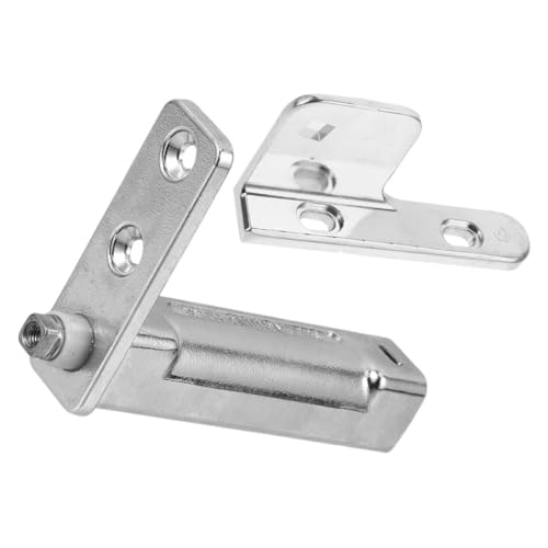 SKISUNO Bisagra Ajustable para Puerta de Congelador Vertical Bisagra Metálica de Repuesto para Frigorífico Pack 2 Unidades Eje 35mm sin Posicionador Accesorio Profesional Frigoríficas