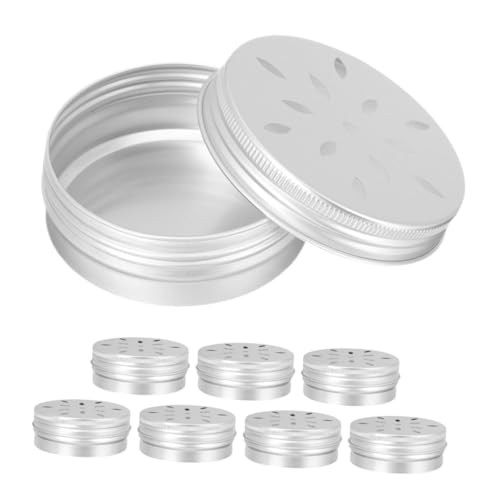 iplusmile 8個嗅覚トレーニング用キャニスター 犬の香り訓練容器 ポータブル収納ケース 小型缶付き工具キット