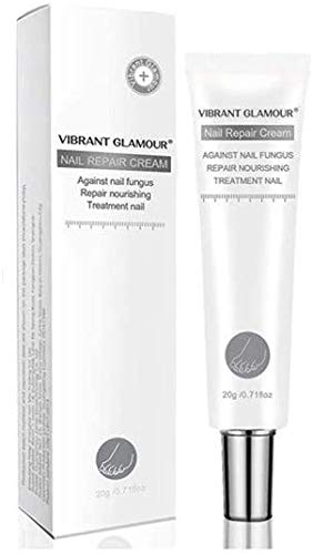 Vibrant Glamour Nail Care Nail Repair Cream, Strong Anti-Fungal Toenail Cream, Onychomycosis Nail Treatment, Fungus Nail Cream Nail Moisturizing Restores Discolored and Damaged Nails (1Pcs)