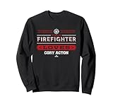 This Firefighter Loves Cory Acton Prospect Baseball Fan Gear Sweatshirt