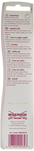 Wilkinson Sword Maniküre Feile Saphirfeile Nagelfeile, 18 cm Länge, 1 St – Bild 4
