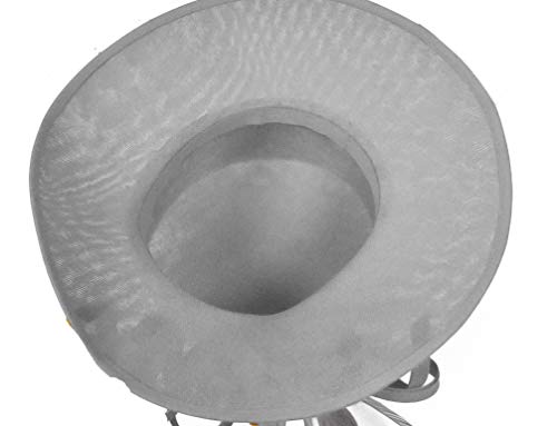 Chapeau de mariage gris argenté Caprilite à large bord pour invitée chic - 2