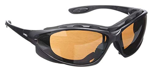 Uvex by Honeywell S0601X Seismic Safety Eyewear, Black Frame, Espresso tra Anti-Fog Lens/Headband