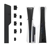 Newzerol 2023年新登場【9枚】PS5 Slim用ポートキャップ 防塵プラグ PS5 Slimに対応アクセサリー PS5 Slimポート保護用 親指で引きだす