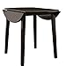 Signature Design by Ashley Hammis Round Dining Room Drop Leaf Table, Dark Brown