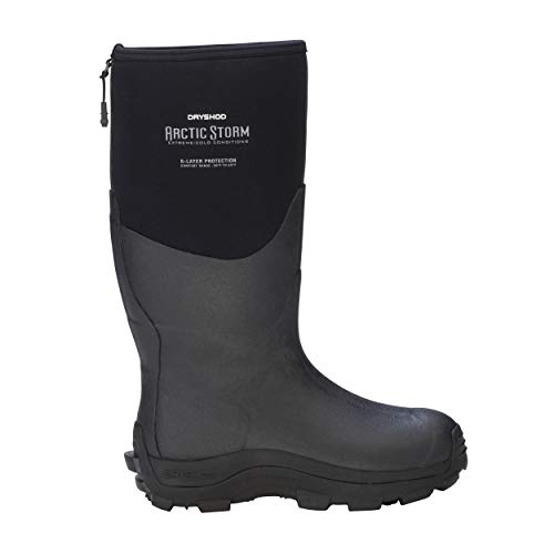 Dryshod Arctic Storm Hi Winter Boot | Black/Grey | Waterproof | Extreme Cold |Men Size 10